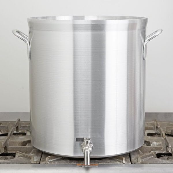 60 Qt Heavy Duty Aluminum Stock Pot with Faucet M628260