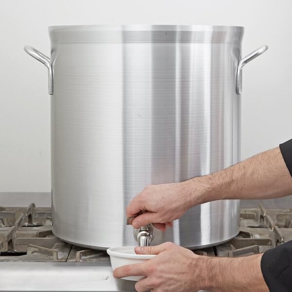 60 Qt Heavy Duty Aluminum Stock Pot with Faucet M628260