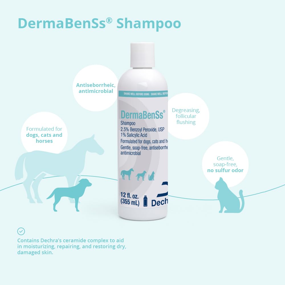 Shampoo for Dogs, Cats and Horses, 12 Fl Oz U23513