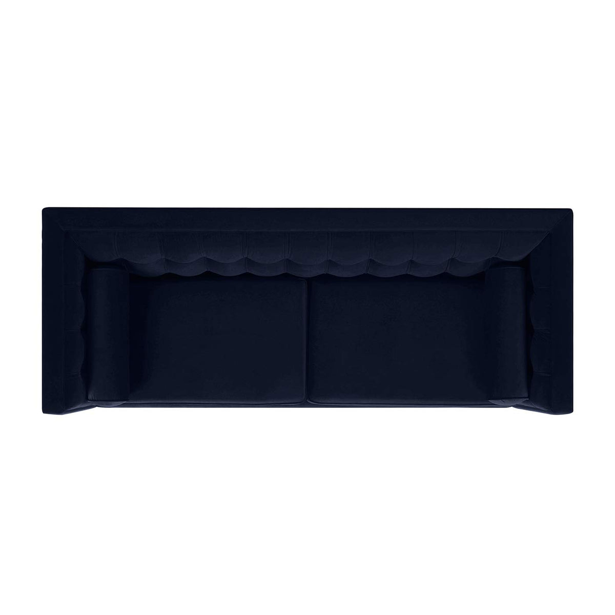 Dark Navy Blue Performance Velvet Tufted Sofa H517044