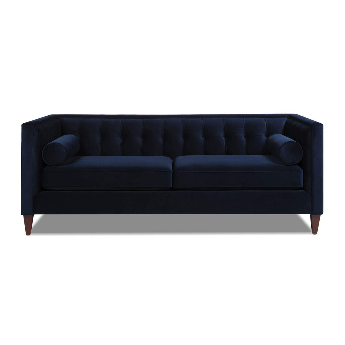 Dark Navy Blue Performance Velvet Tufted Sofa H517044