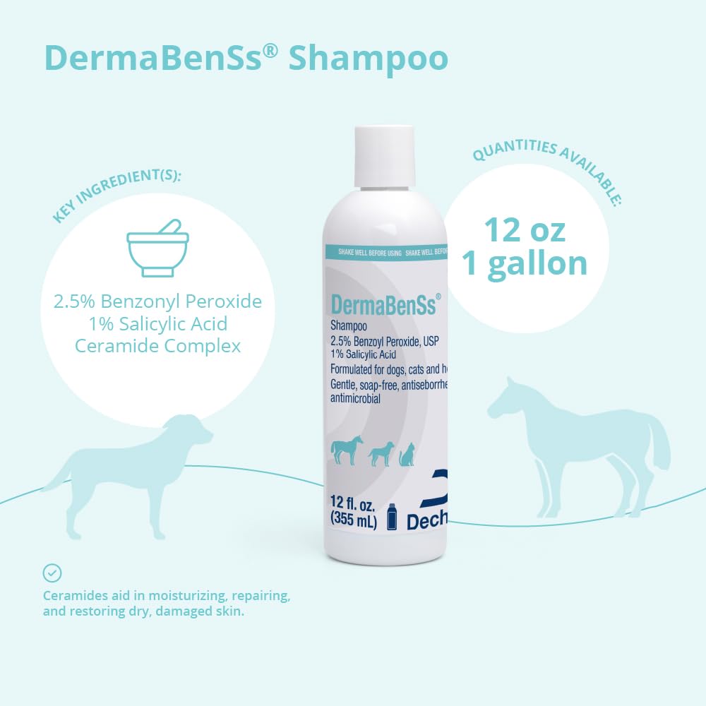 Shampoo for Dogs, Cats and Horses, 12 Fl Oz U23513