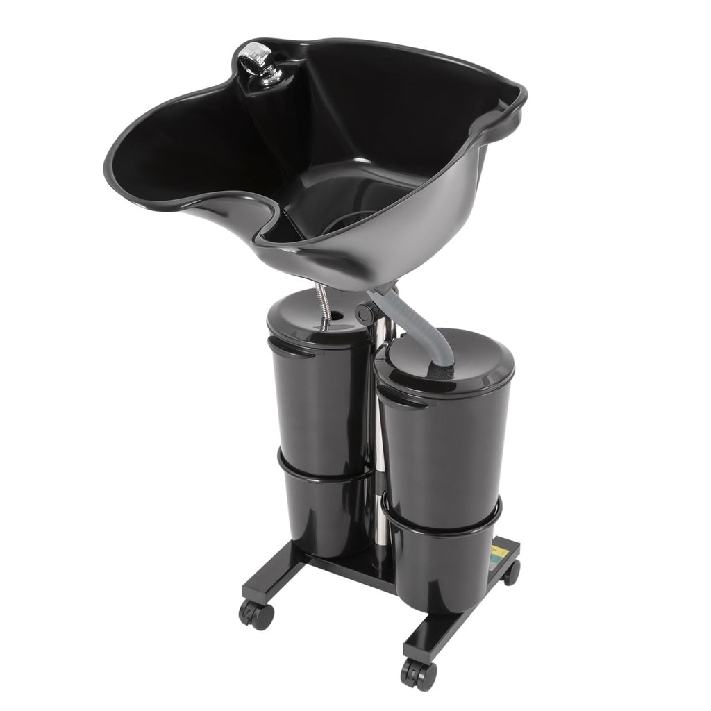 Portable Adjustable Plastic Shampoo Bowl with 2 Water Tanks D72106