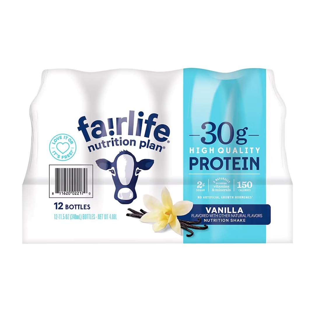 High Protein Vanilla Liquid Shake, 11.5 Fl Oz, Pack of 12 X798734