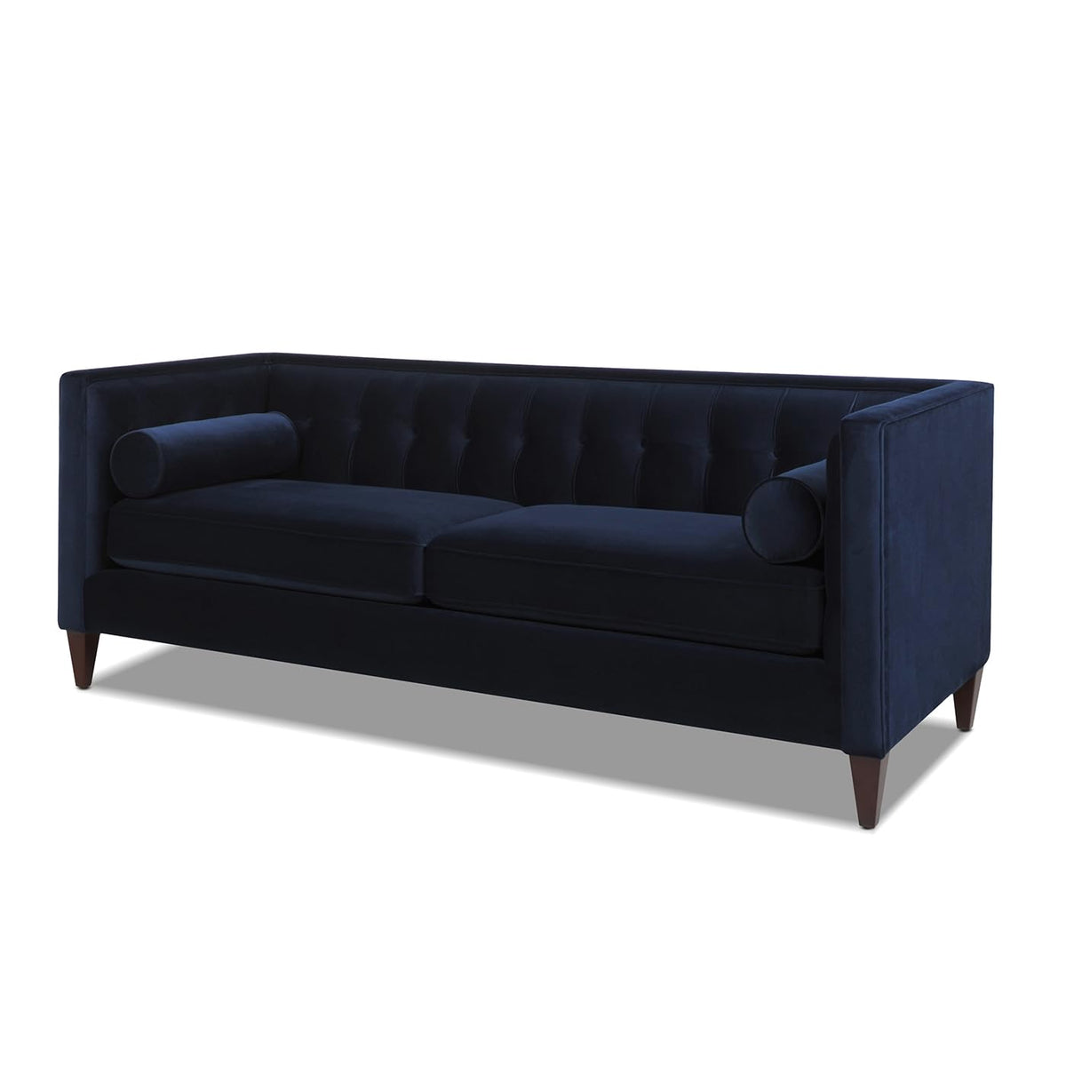 Dark Navy Blue Performance Velvet Tufted Sofa H517044