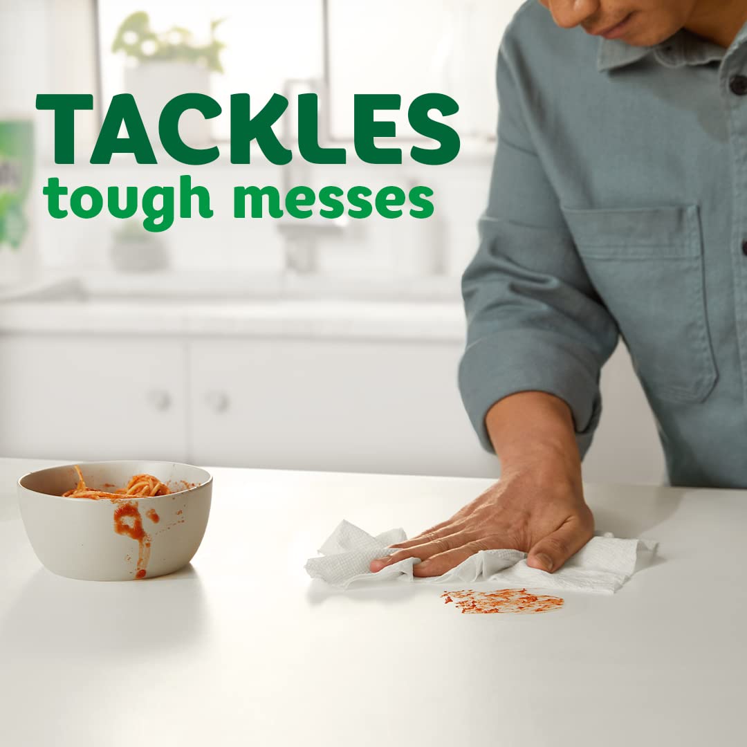 White Paper Towels, 6 Double Rolls T418028