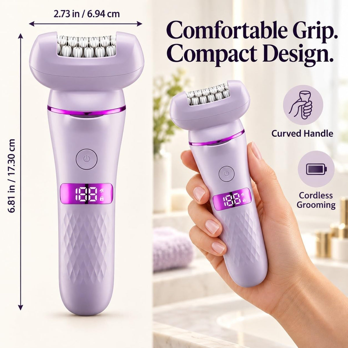 5-in-1 Electric Shaver IPX7 Waterproof Y749