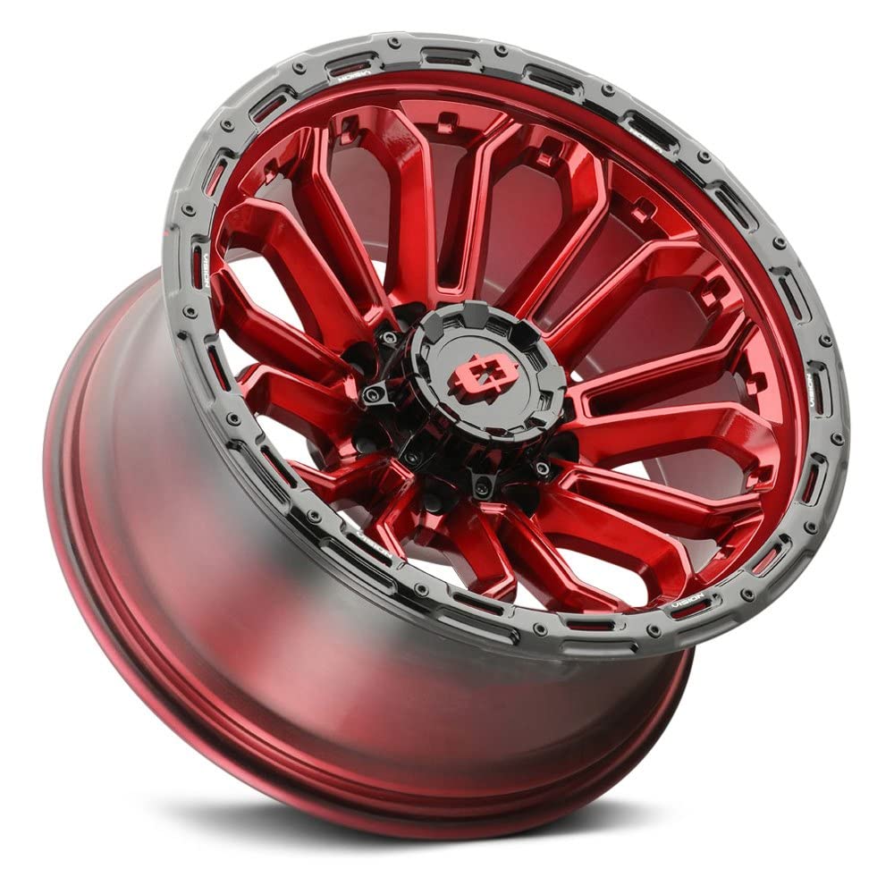 20x10 8x6.5" -25mm Red Wheel Rim N194585