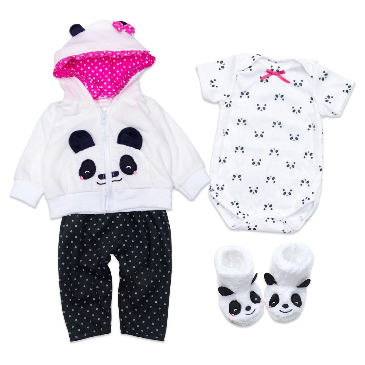 Reborn Baby Doll Clothes 4 Pcs Y288158