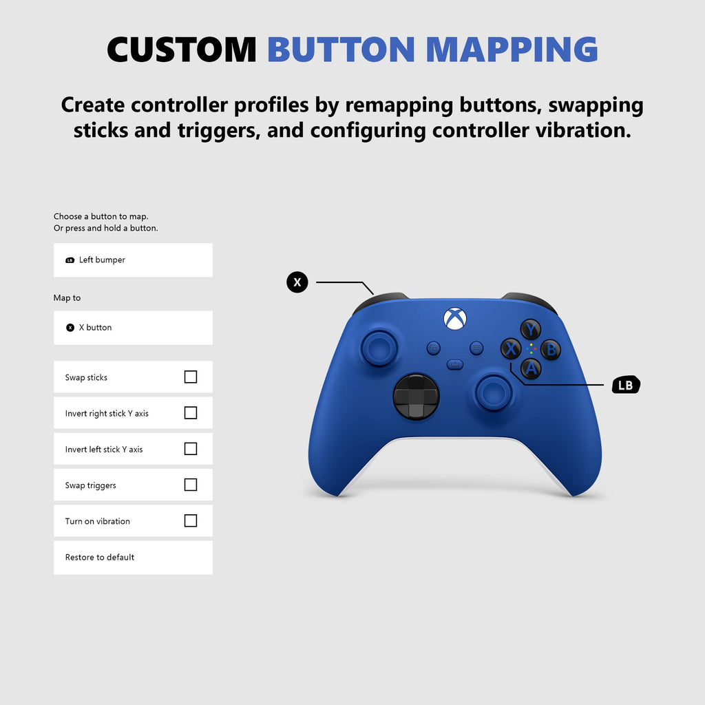 Xbox Wireless Controller Shock Blue F981