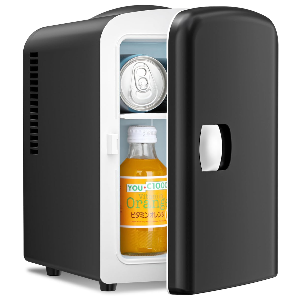 Black 4L Compact Mini Fridge D90193