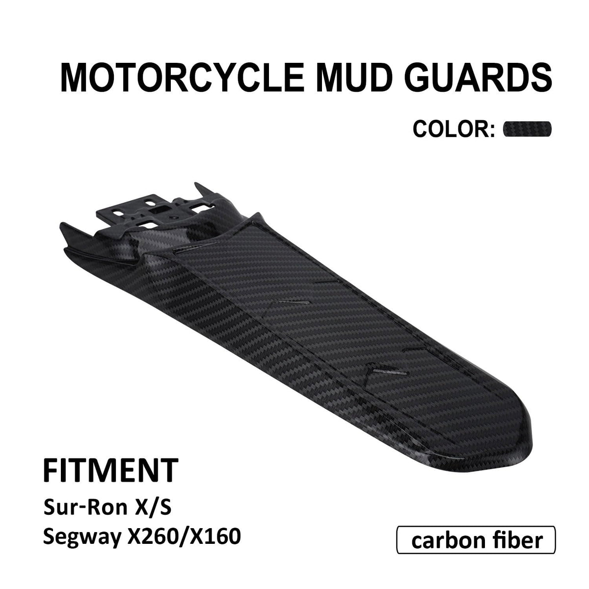 Carbon Fiber Extended Rear Fender Electric Dirt Bike R592590