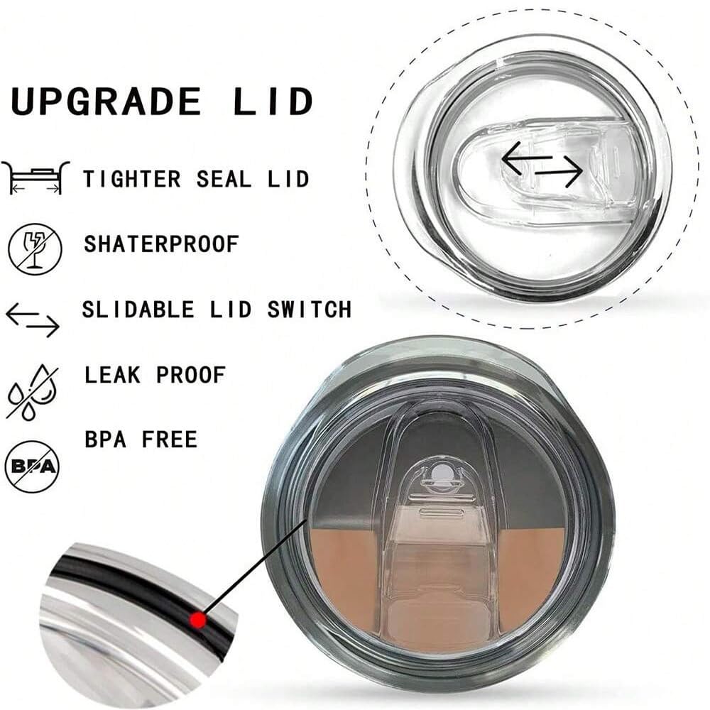 20oz Stainless Steel Insulated Tumbler with Lid & Straw C8518