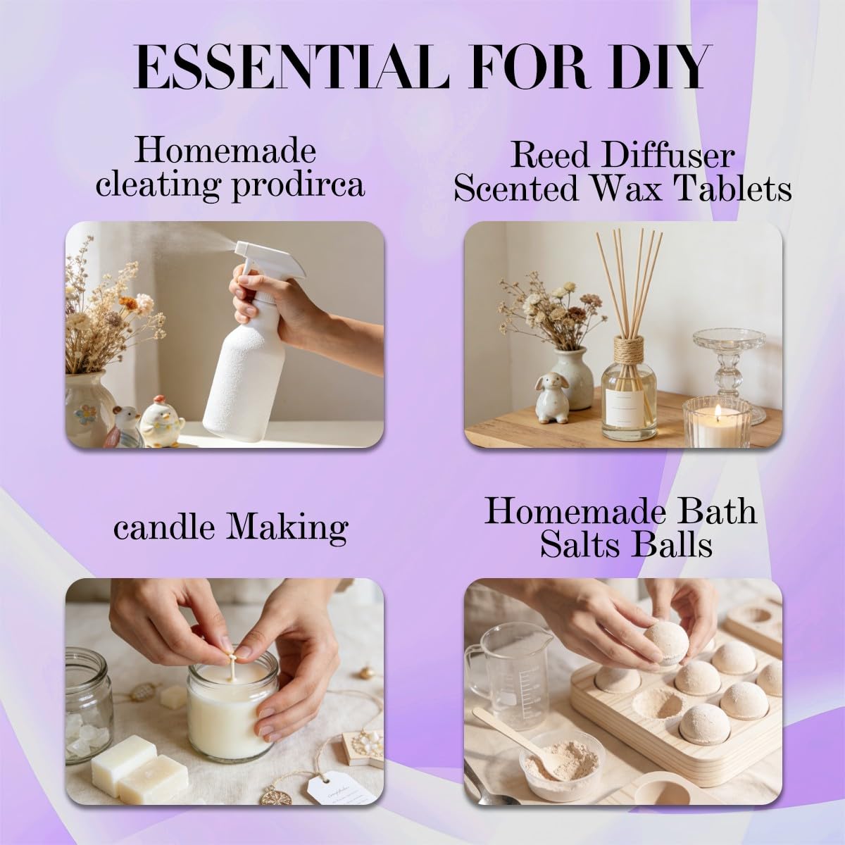 Gardenia & Lavender Essential Oil 4 Fl Oz + 0.33 Fl Oz E882