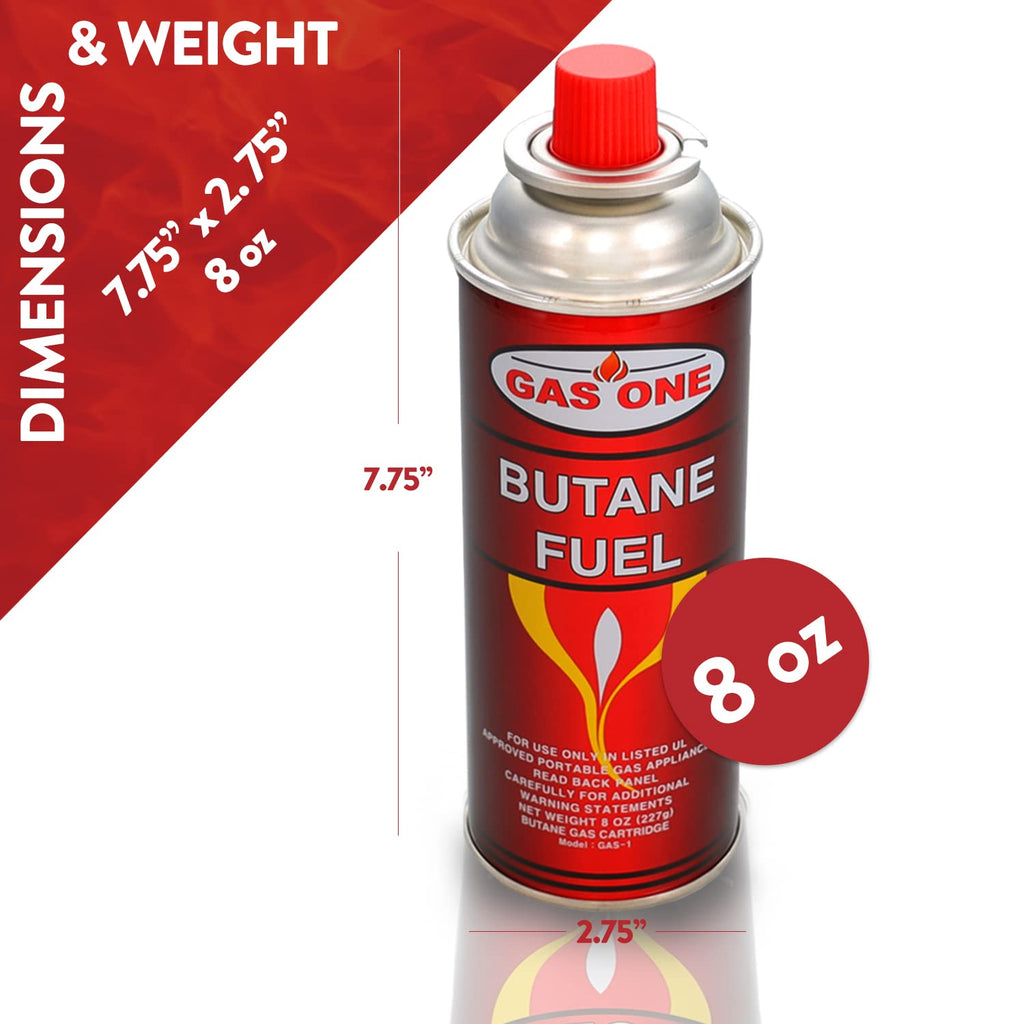 12 Butane Fuel Canisters for Portable Camping Stoves L189
