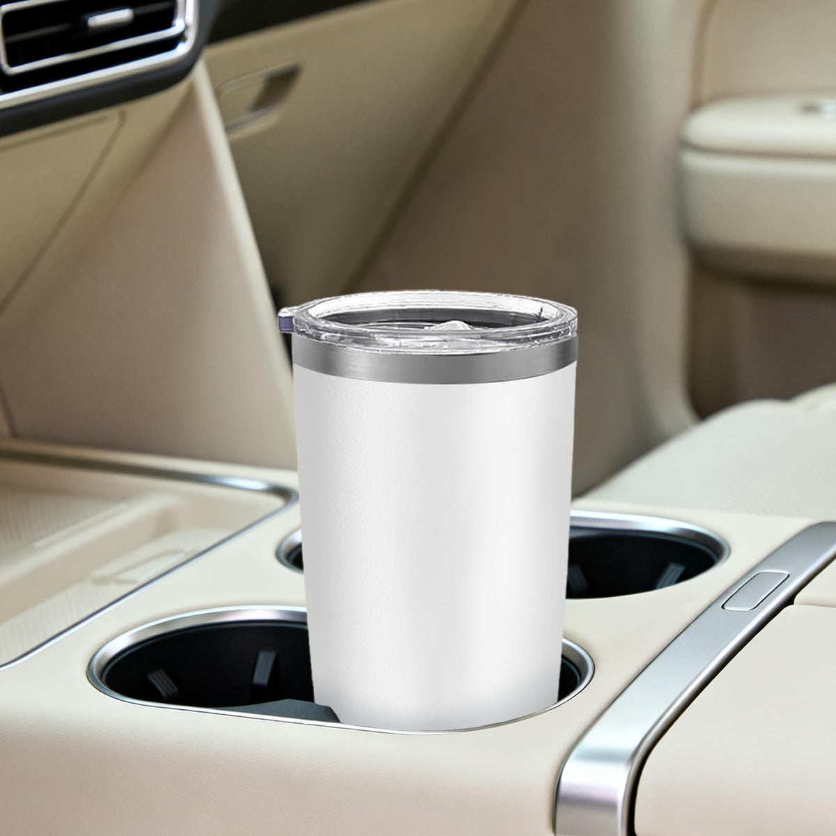 16 Pack Stainless Steel Insulated Tumbler 20oz White G7762