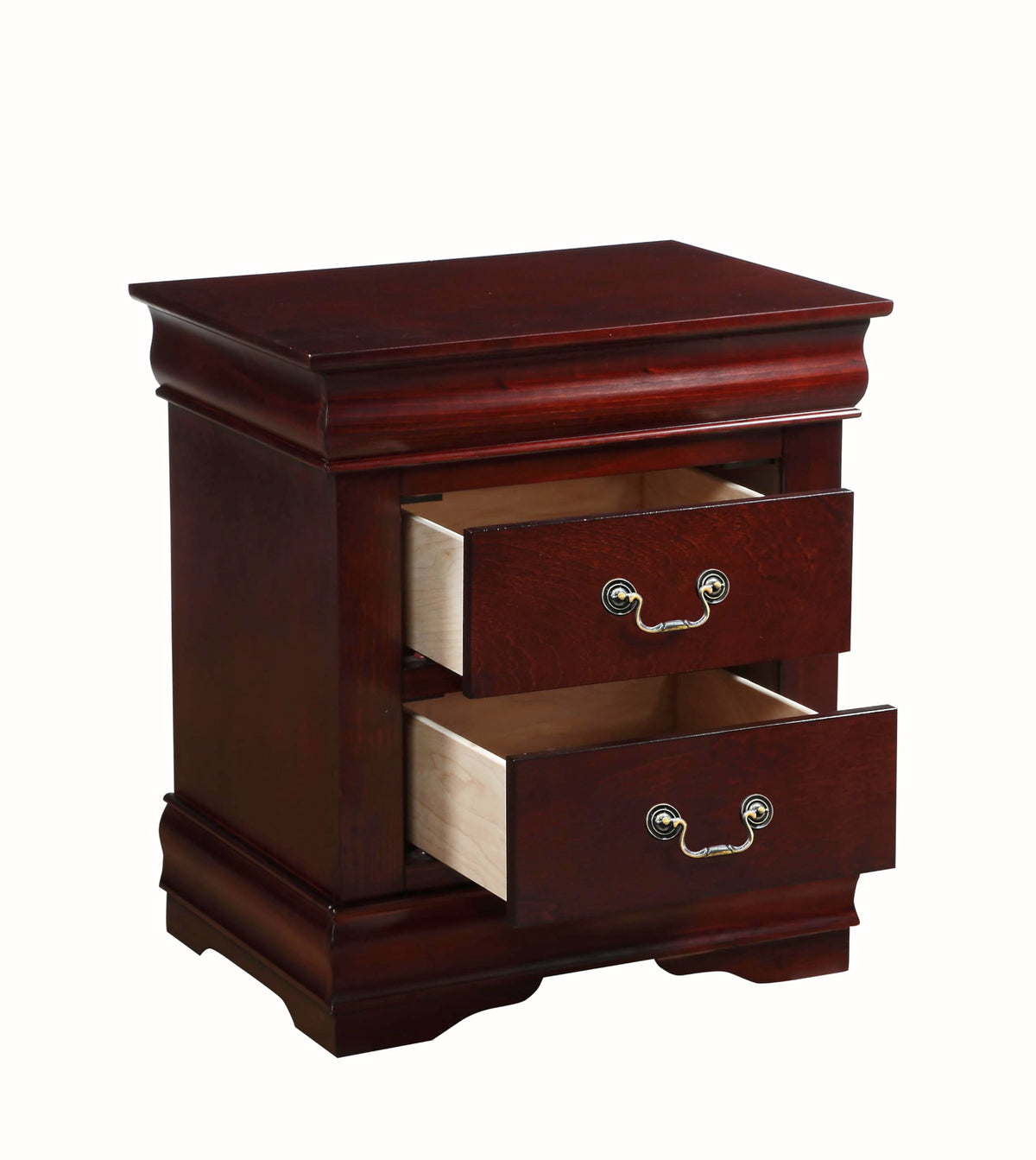 2-Drawer Wood Nightstand O92100