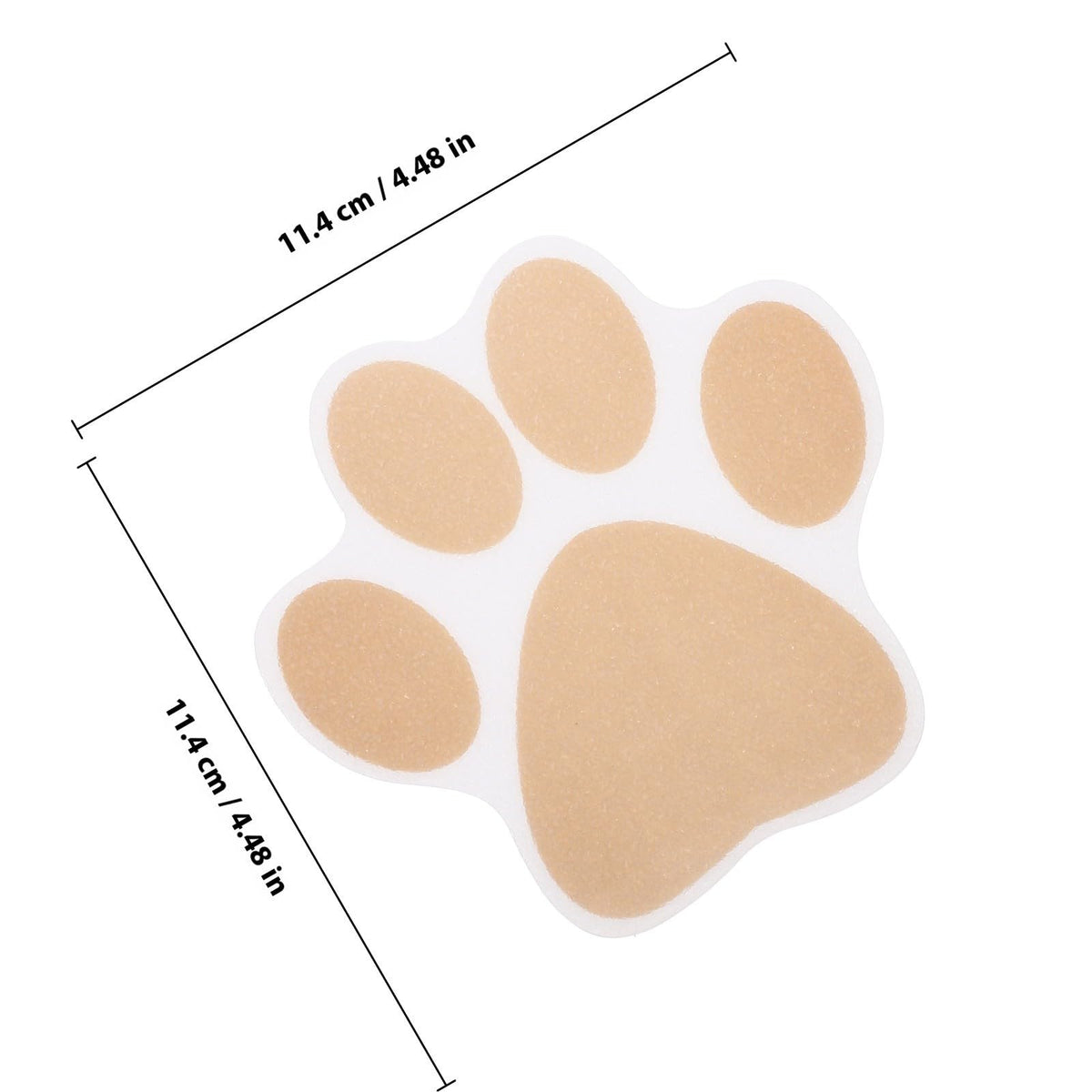Dog Paw Non Slip Bathtub Stickers with Scraper J72232