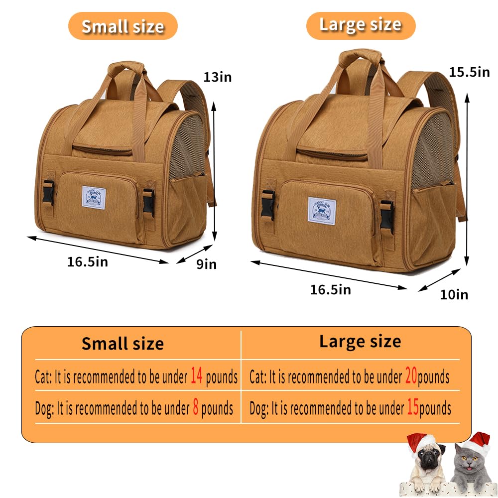 Breathable Collapsible Pet Backpack Carrier W86124