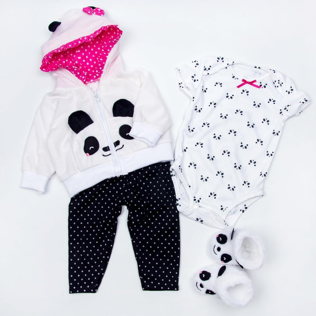 Reborn Baby Doll Clothes 4 Pcs Y288158