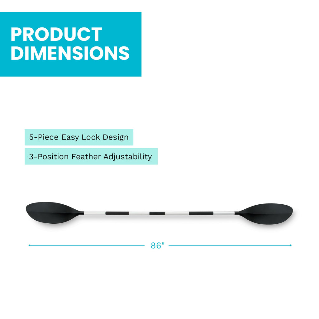 86in Aluminum Kayak Paddle K455