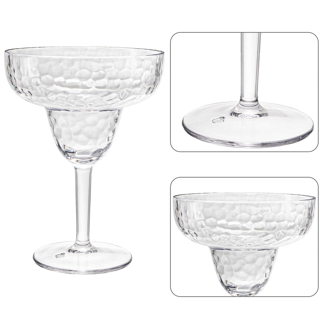 6 Pack 13 OZ Acrylic Stemmed Glasses U429