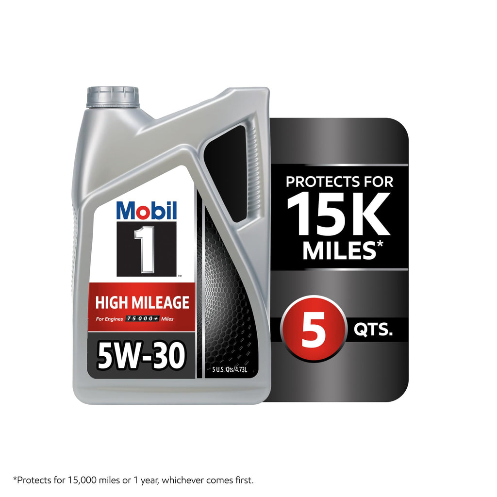 High Mileage Full Synthetic 5W-30 Motor Oil 5 Quart W607426