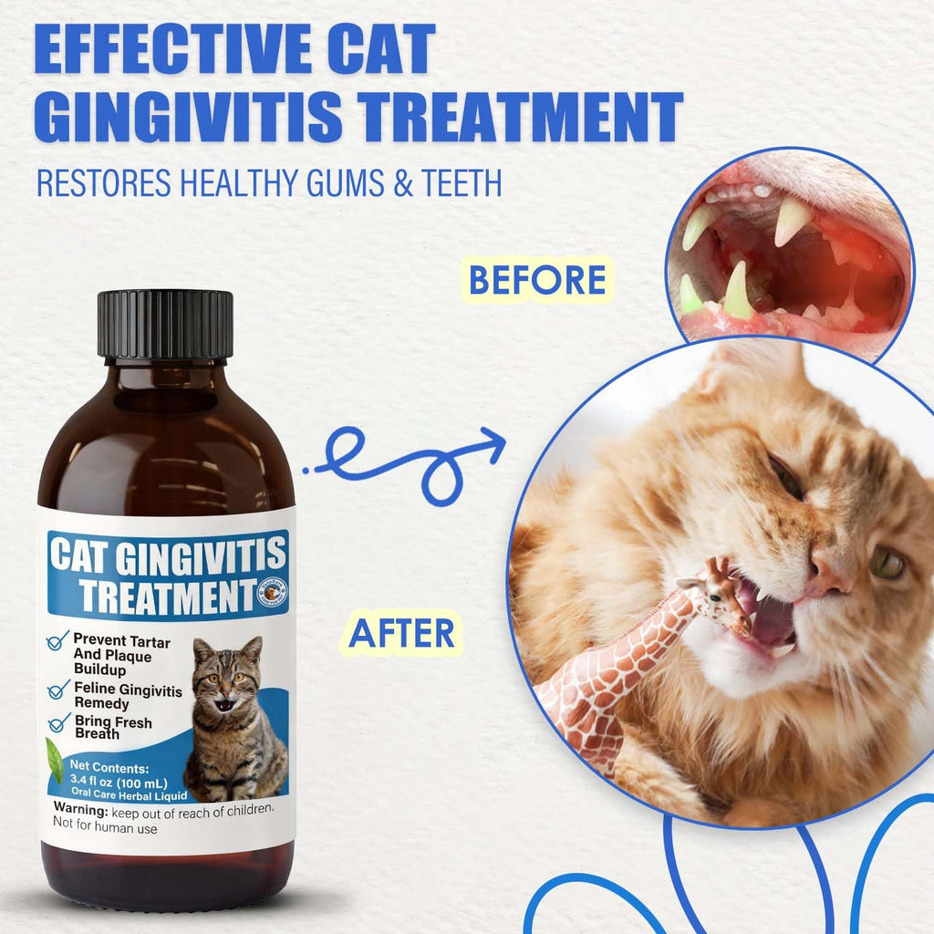 Cat Gingivitis Treatment Liquid 100ml Dental Care P1662