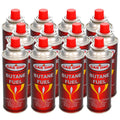 12 Butane Fuel Canisters for Portable Camping Stoves L189
