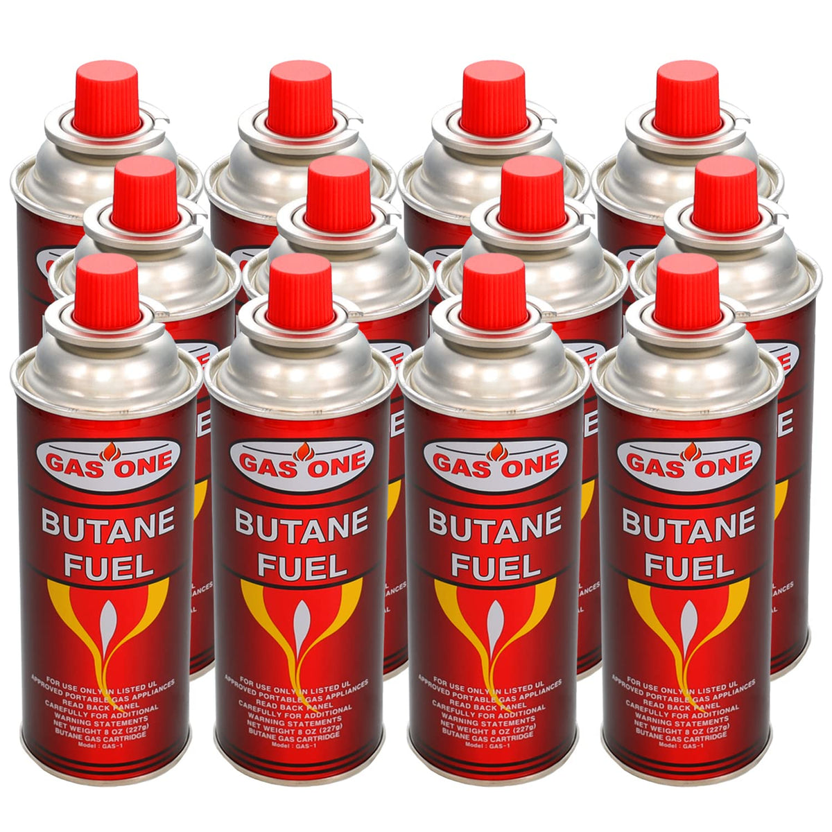 12 Butane Fuel Canisters for Portable Camping Stoves L189