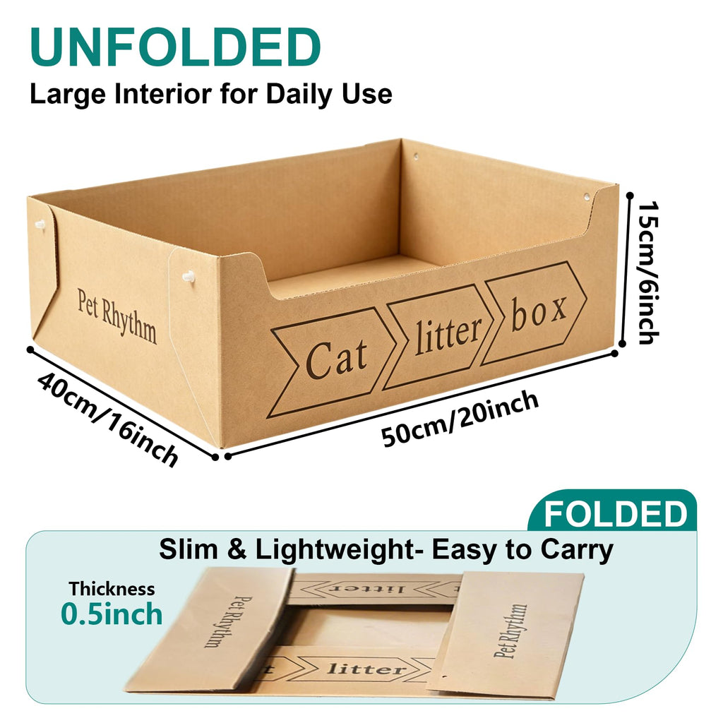 Disposable Cat Litter Box 3 Pack Q3020