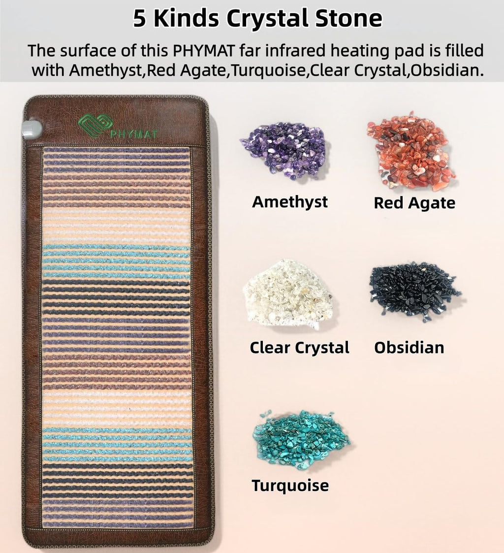 5-Gemstone Far Infrared Heating Mat Q9408