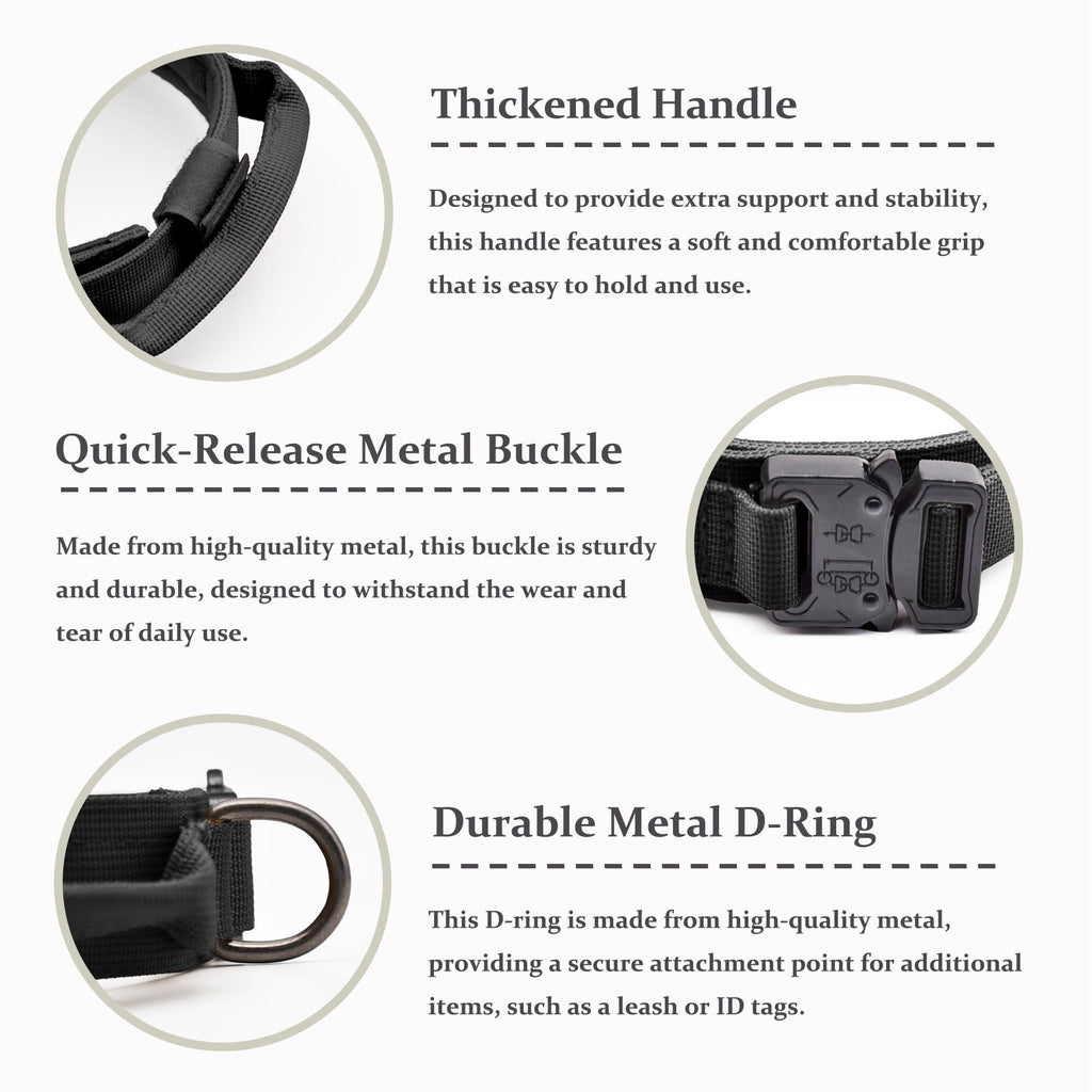 Adjustable Nylon Tactical Dog Collar I170725