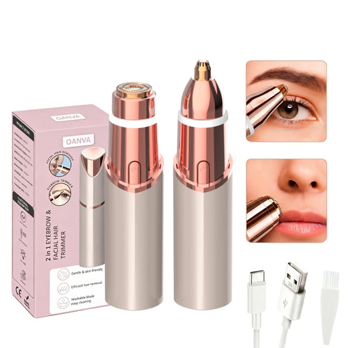 2 in 1 Facial & Eyebrow Hair Trimmer C195627
