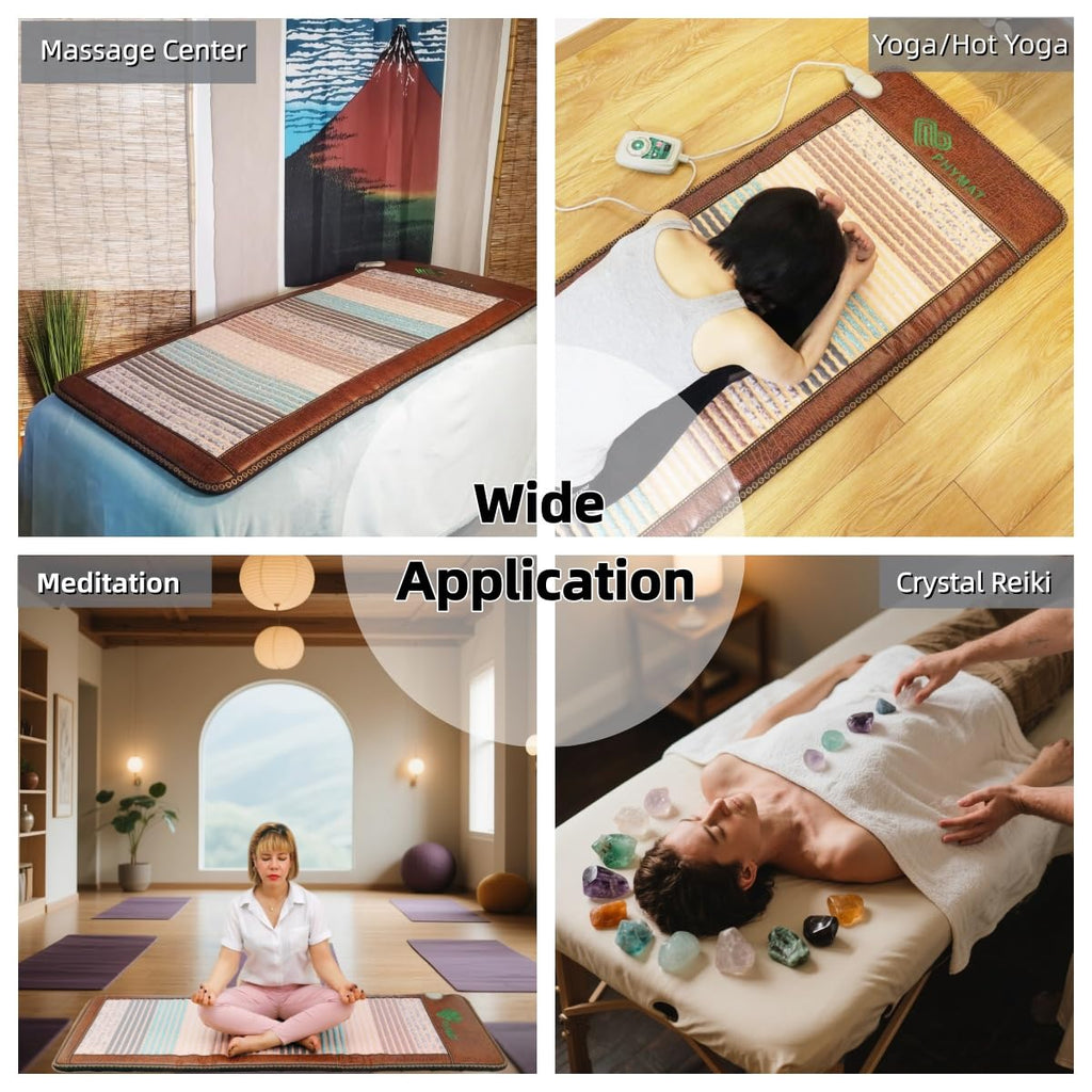 5-Gemstone Far Infrared Heating Mat Q9408