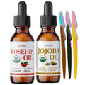 Jojoba Oil with 6PC Face Razors + Rosehip Oil Set X6106