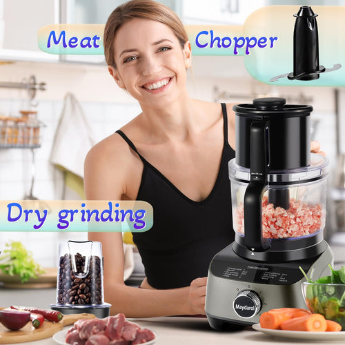 14 Cup 11-in-1 Food Processor and Blender Combo W5527