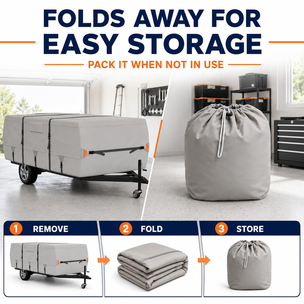 420D Oxford Folding Camper Cover L6295