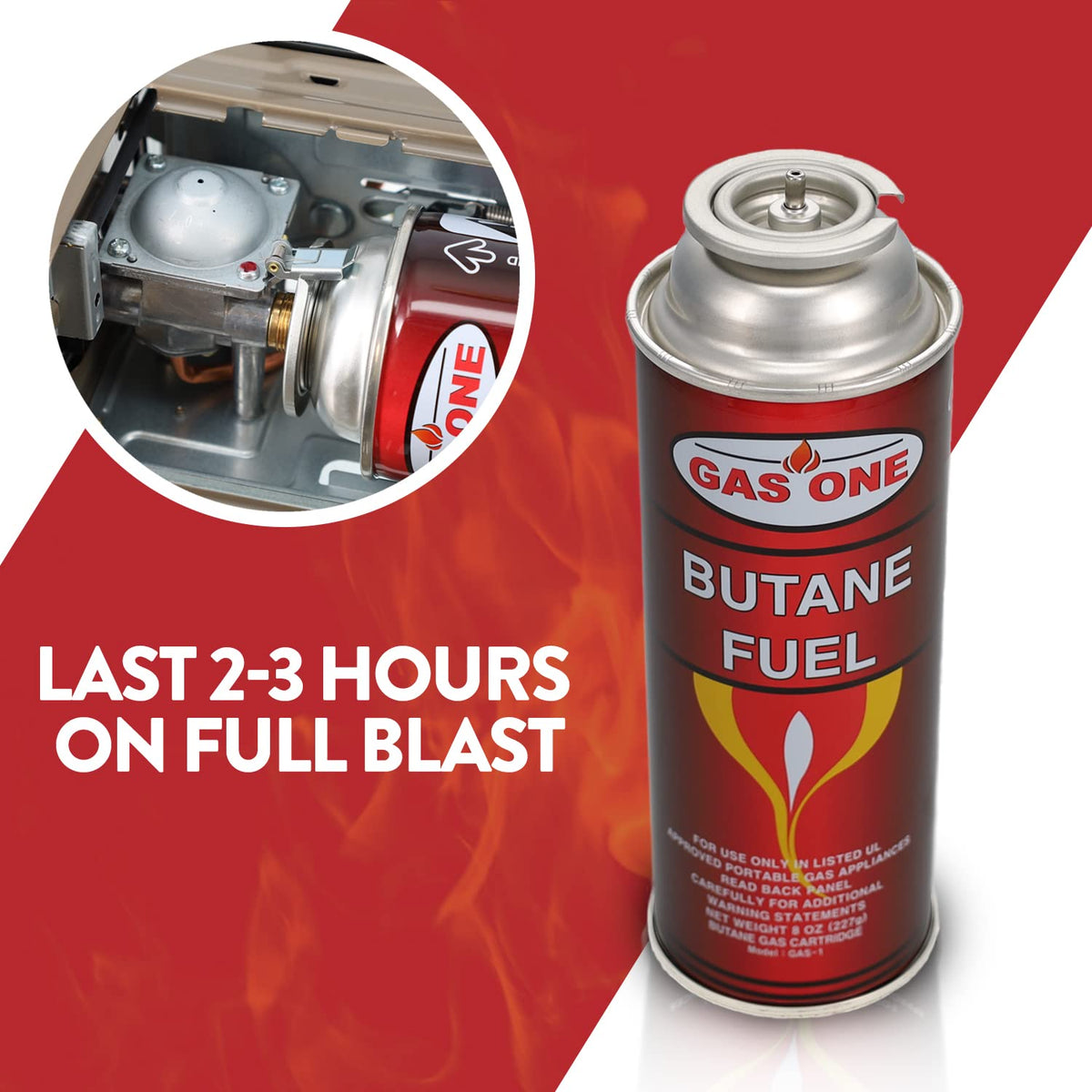 12 Butane Fuel Canisters for Portable Camping Stoves L189