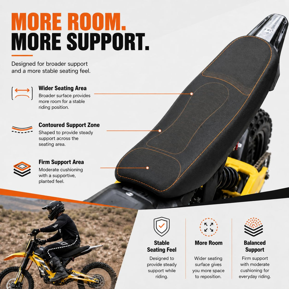Electric Bike Seat Cushion P904