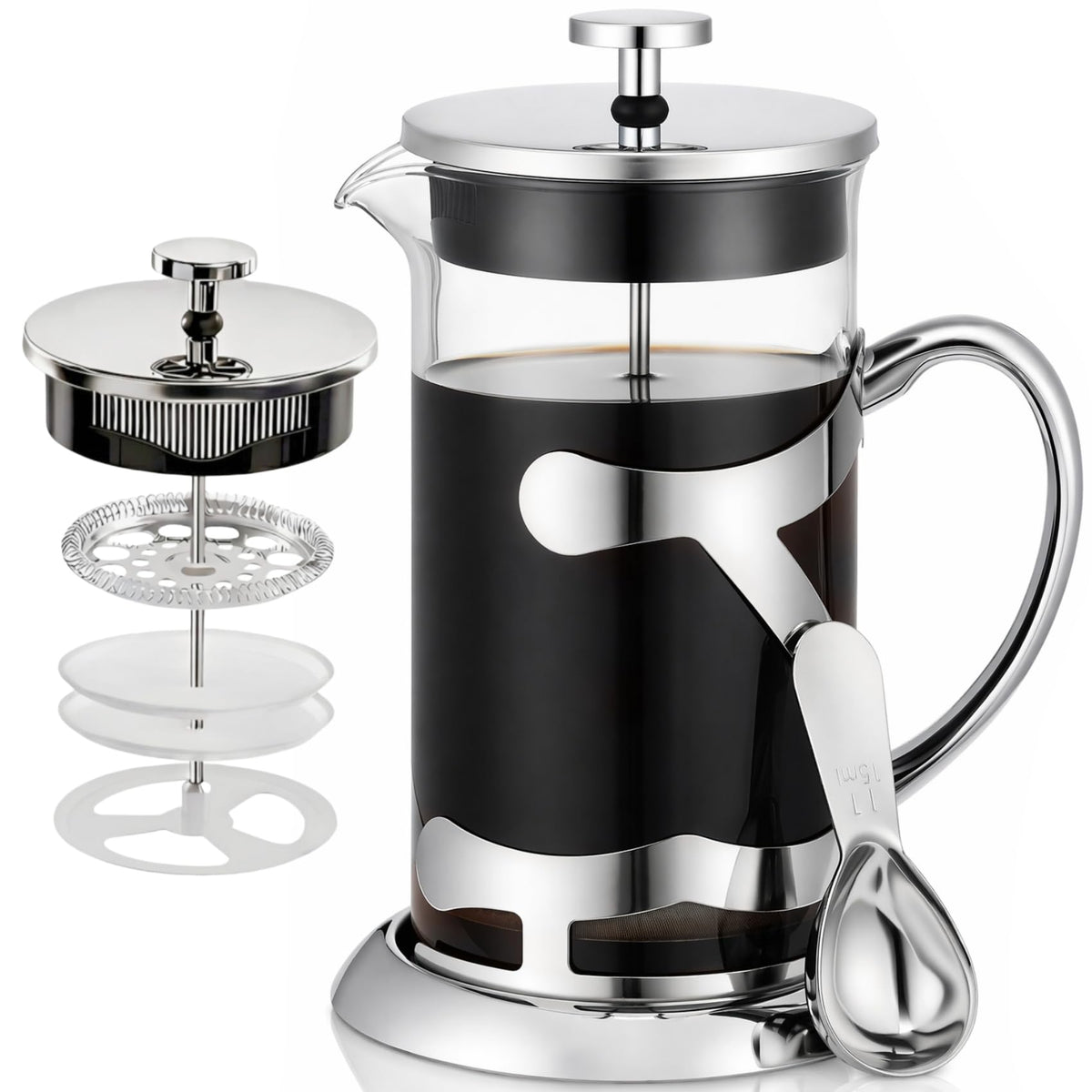 Stainless Steel French Press Coffee Maker 1L Z74689