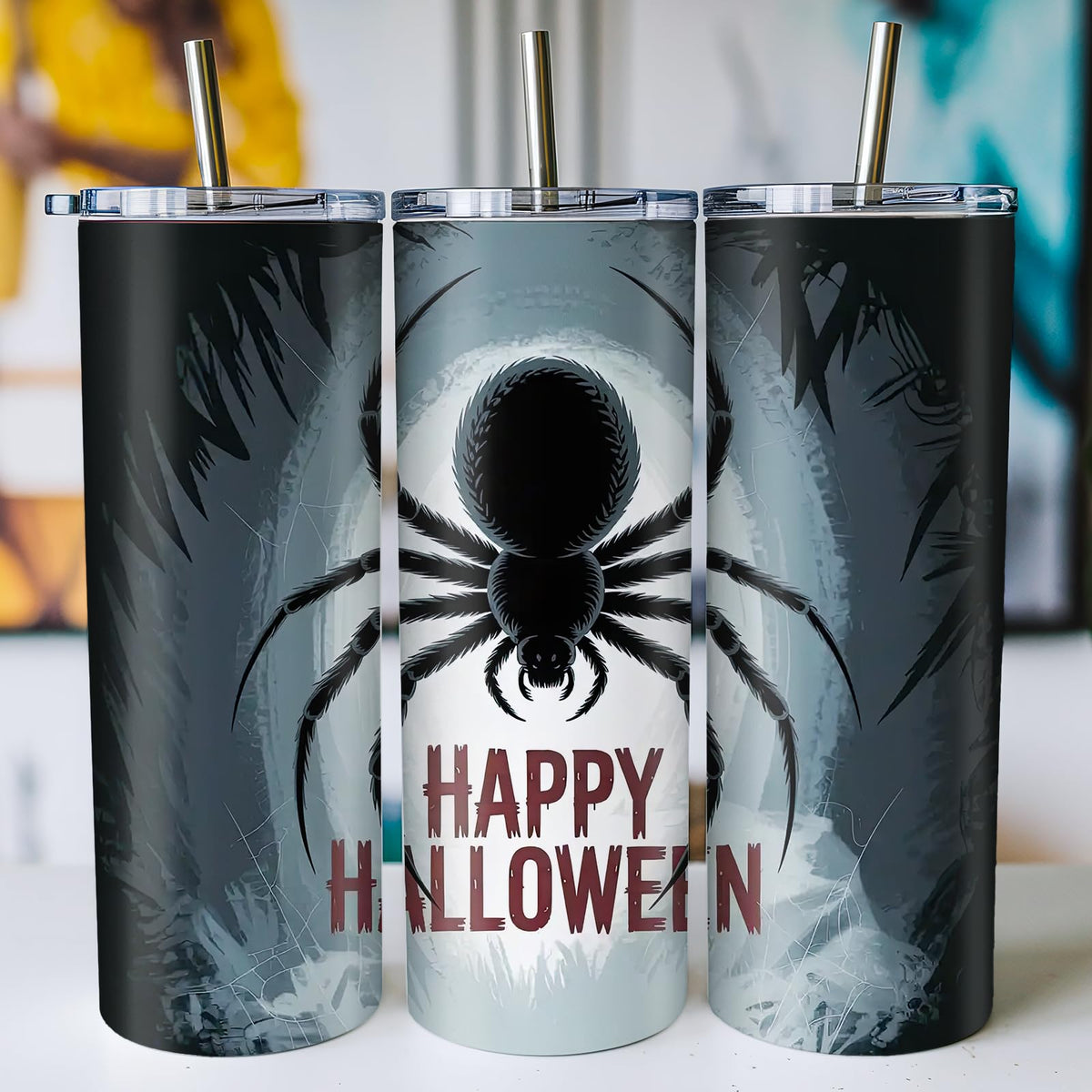 20oz Stainless Steel Insulated Tumbler with Lid & Straw C8518