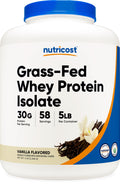 Grass-Fed Whey Protein Isolate Vanilla 5LBS V152