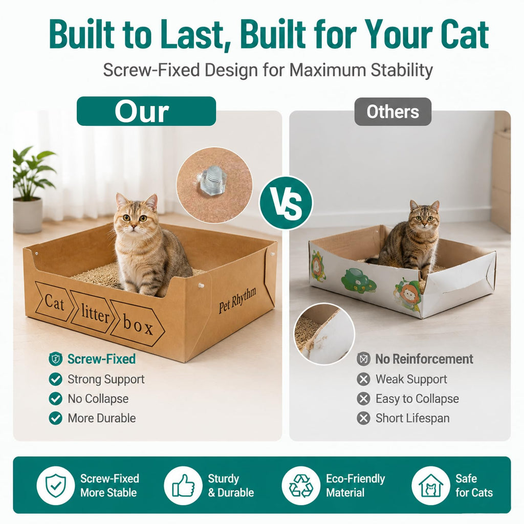 Disposable Cat Litter Box 3 Pack Q3020