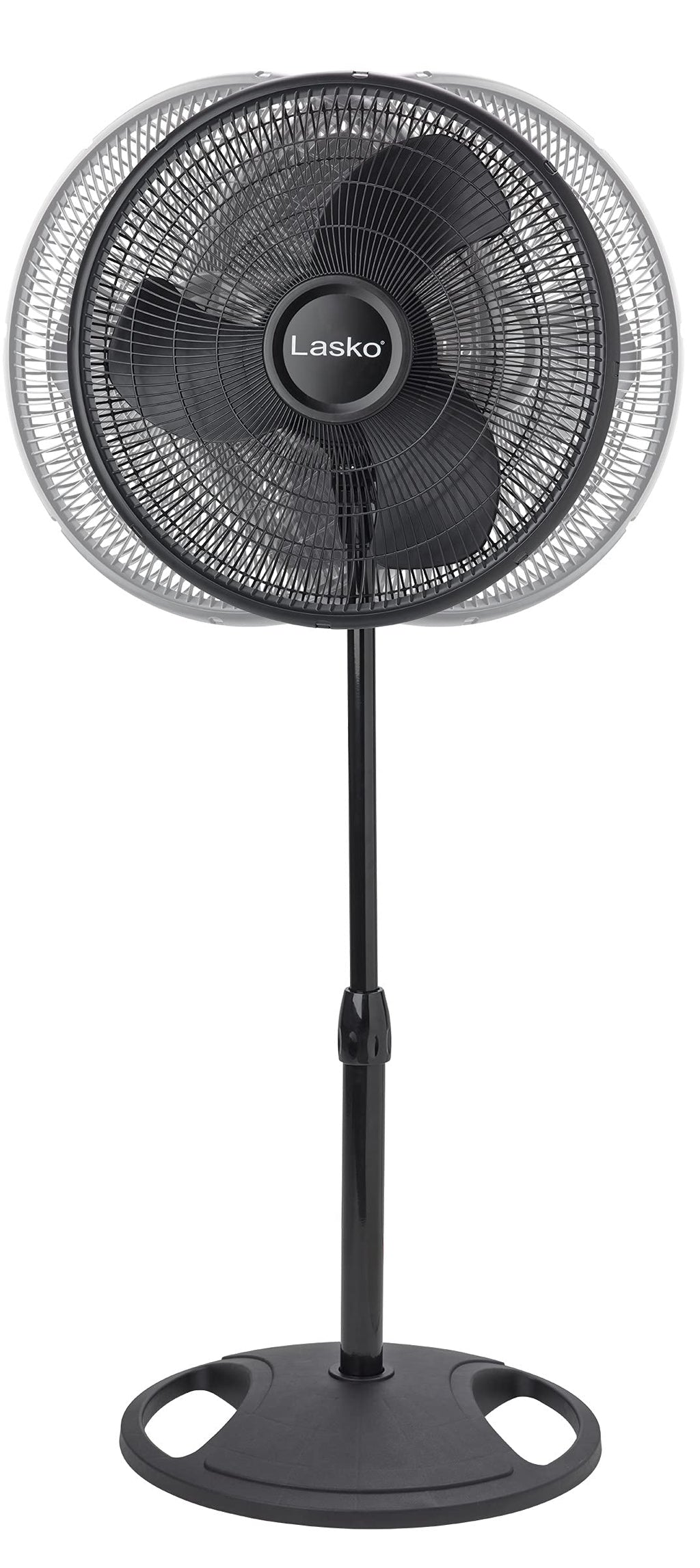 Oscillating Standing Pedestal Fan 16" Black Y252097