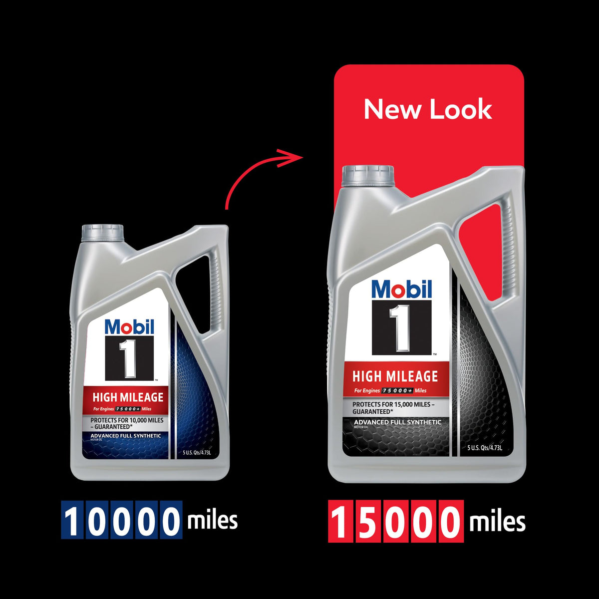 High Mileage Full Synthetic 5W-30 Motor Oil 5 Quart W607426