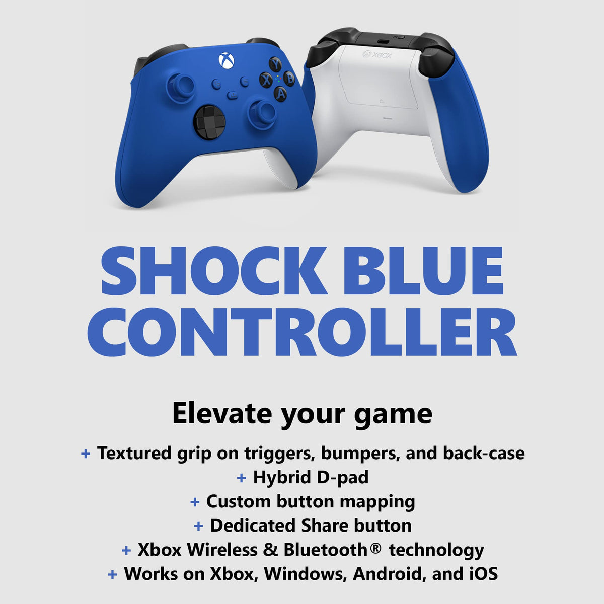 Xbox Wireless Controller Shock Blue F981