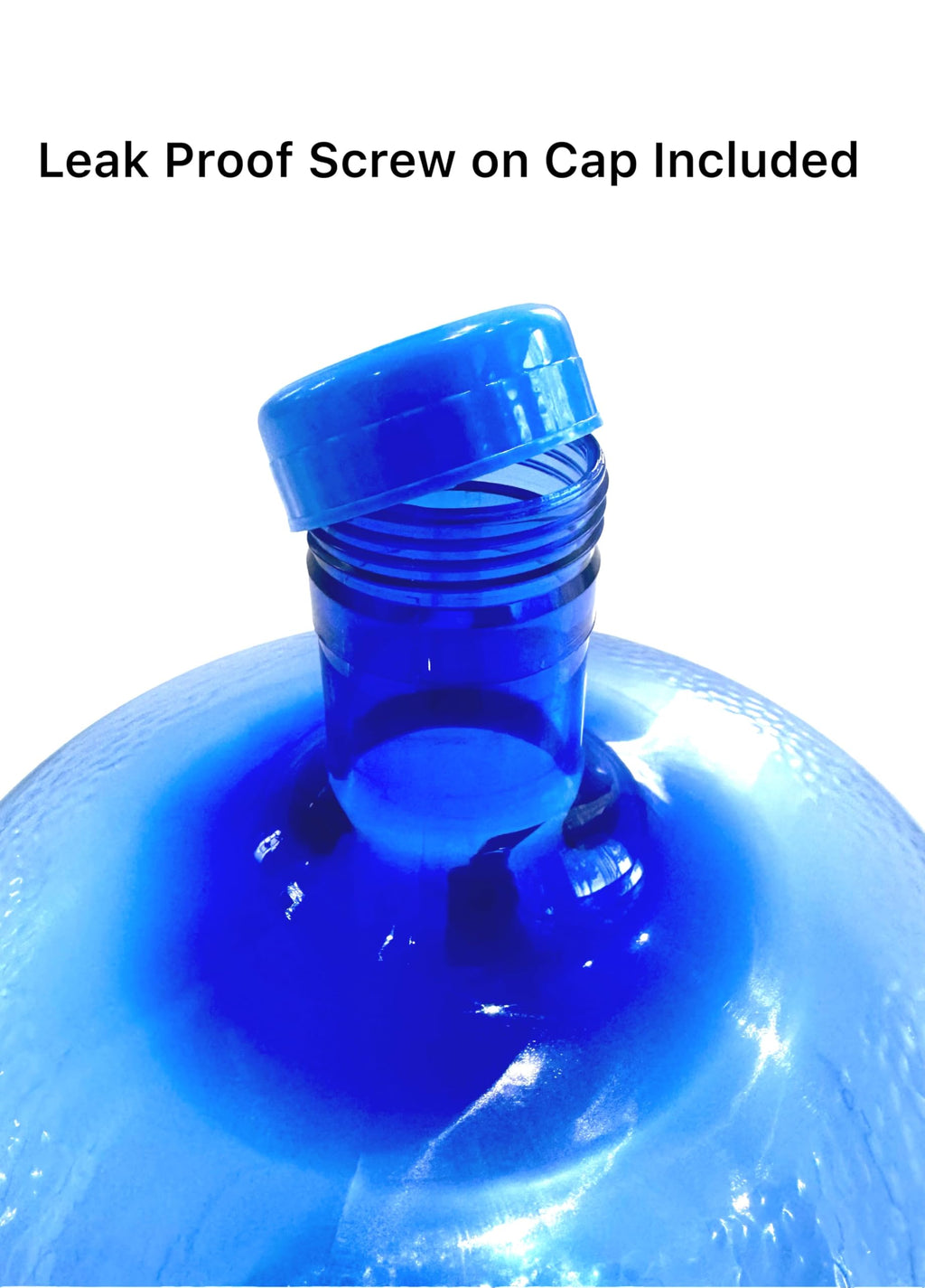 5 Gallon Water Jug with 2 Screw-On Caps Q2494