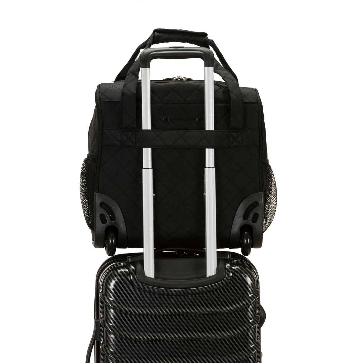Black Wheeled Underseater Carry-On Luggage H593124
