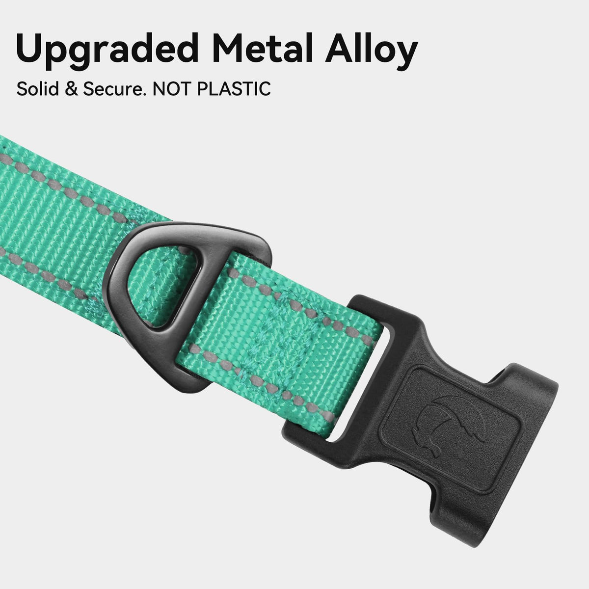 Reflective Adjustable Neoprene Padded Dog Collar C367